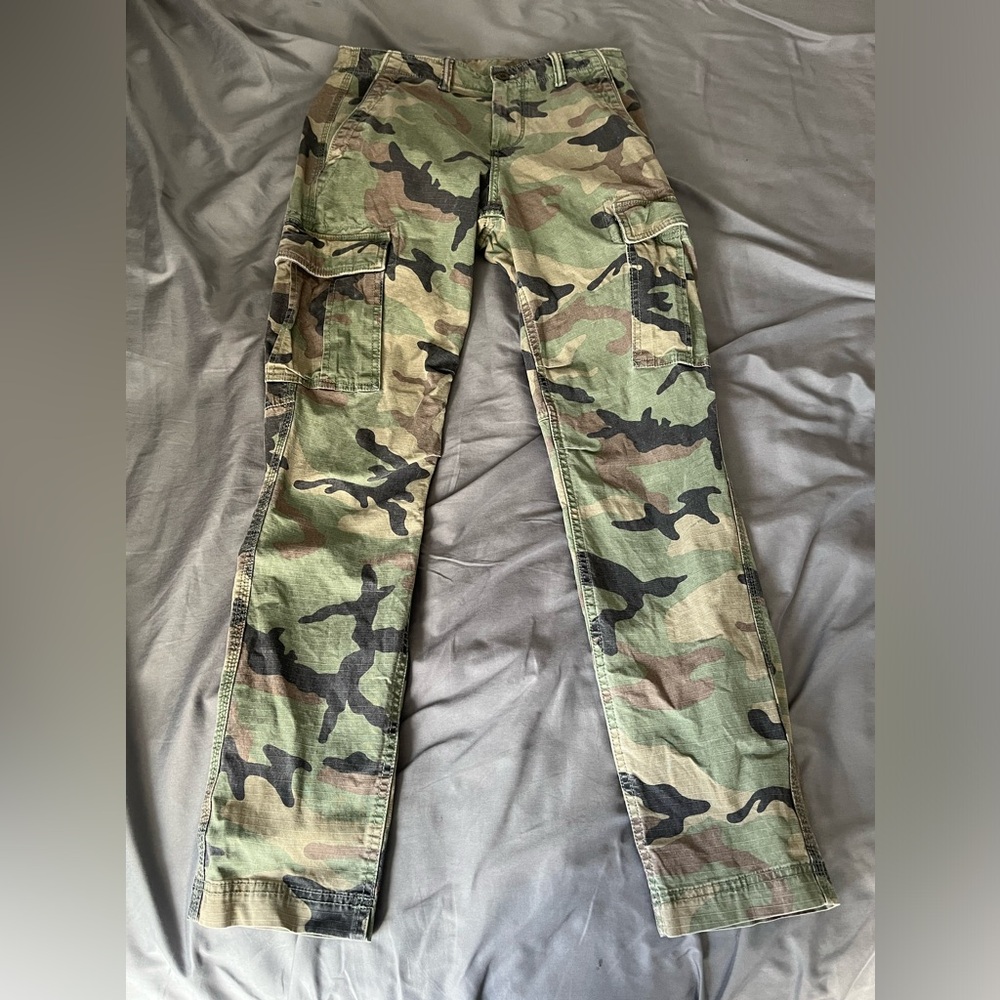 Camo cargo pants